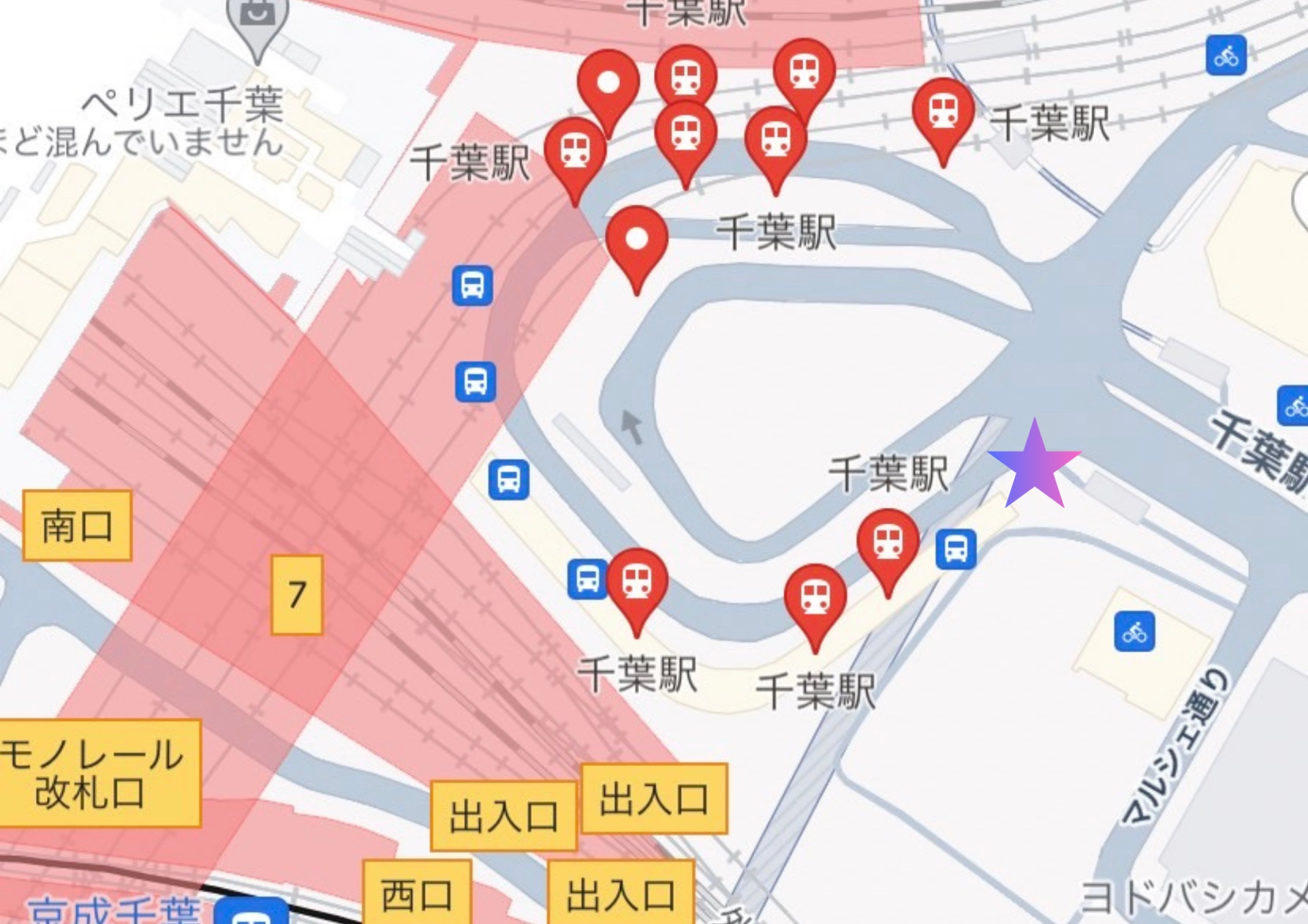 千葉駅東口 ロータリー